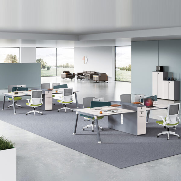Commercial Office Workstation Home Office Computer Desk Simple Design Staff Cubicle Workstation Table - 图片 6
