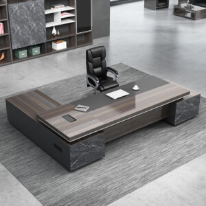 Commercial Furniture Ceo Director Manager Office Desks Boss Black Executive Office Table Desk