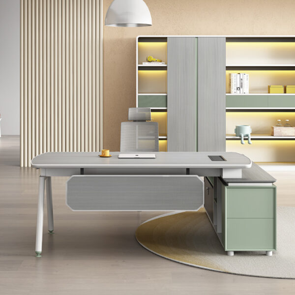 Office Furniture L Shaped Manager Executive  Table Desk and Chair Chairman Office Desk
