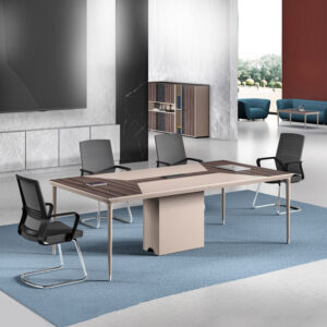 Commercial Furniture Modern Mfc 6 Seater Office Conference Meeting Table Meeting Room Table Conference Desk Conference  Table