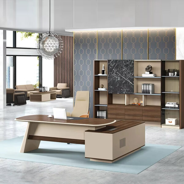 Modern Office Furniture Executive Desk Luxury CEO Manager Office Presidential Office Executive Table Desk - 图片 7