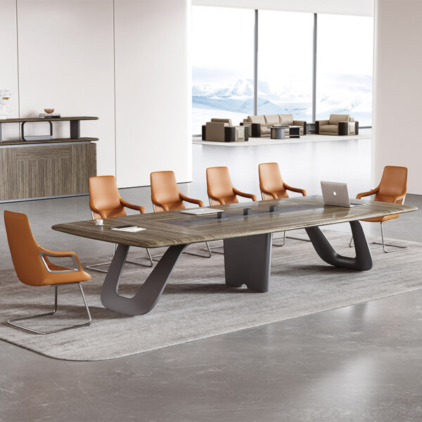 Contemporary Office Furniture Corner Chairman Ceo Boss Luxury L Shaped Office Table Set Executive Working Desk - 图片 7