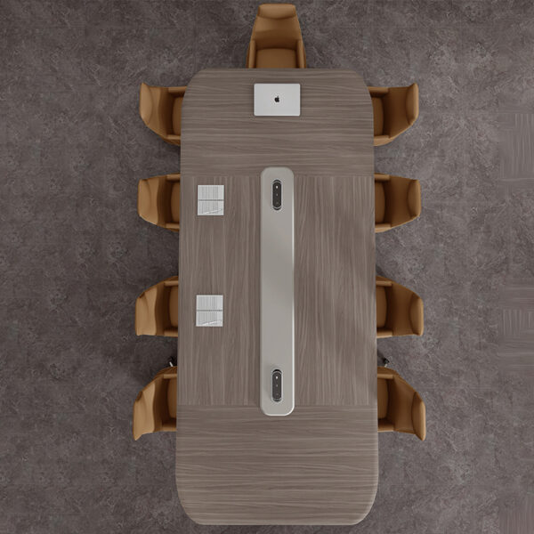 Contemporary Office Furniture Set Simple Rectangular Executive Office Middle Meeting Table - 图片 7