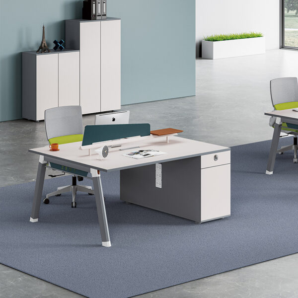Modern MFC MDF Board Call Center Workstation 2 Seater Workstation Furniture Cheep Office Workstation - 图片 7