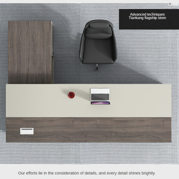 Modern Office Furniture Table Executive Office Desk Commercial Furniture in Wood - 图片 7
