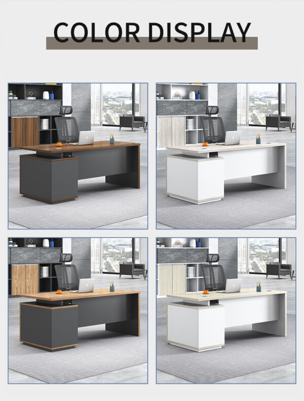 Wholesale Cheap Price Modern Workstation Desk Office Furniture Ceo Executive Office Desk - 图片 7