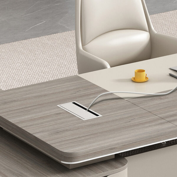 Board Office Furniture Luxury Modern Ceo Boss Manager L Shaped Executive Office Desk - 图片 7