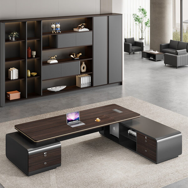 New Model Executive CEO Desk Executive Office Manager L Shaped Table Executive Office Desk - 图片 7