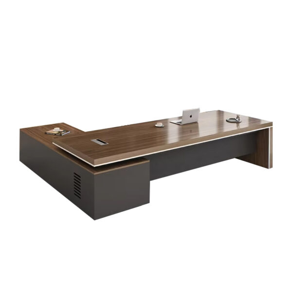 New Modern Office Furniture Latest Office Desk Designs Ceo Executive Desk Manager L Shaped Mdf/mfc Desk - 图片 7