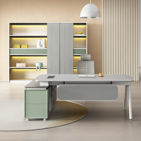 Office Furniture L Shaped Manager Executive  Table Desk and Chair Chairman Office Desk - 图片 7